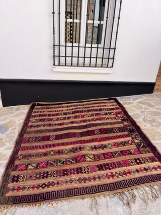 Tappeto in tessuto - Lana e fibra naturale