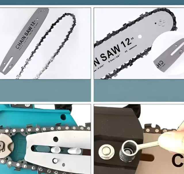 Motosega Catena ad OLIO 12'' Lubrificata Potente 