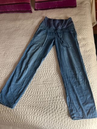 Pantalones premamá vaqueros