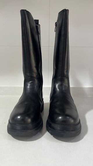 Botas Piel Negras - Talla 36