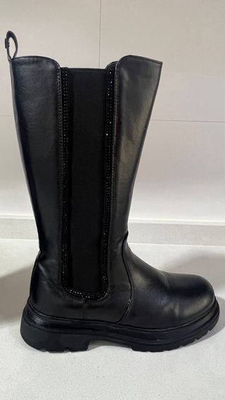 Botas Piel Negras - Talla 36