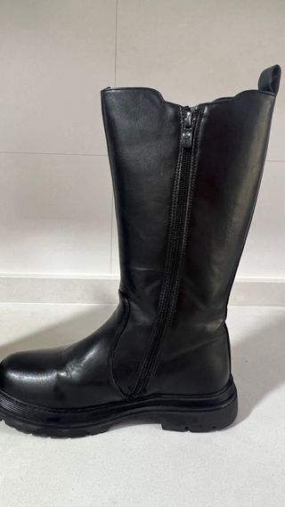 Botas Piel Negras - Talla 36