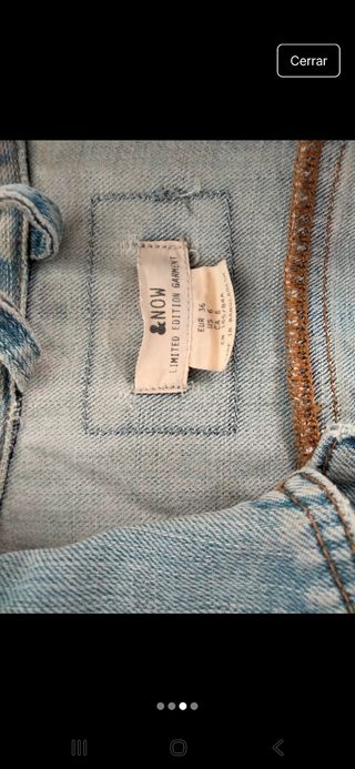 Chaqueta vaquera de mujer.