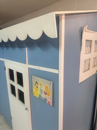 Casita madera niños - para jugar en ella
