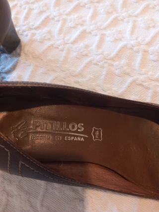 Zapatos Pitillos Marrón Mujer