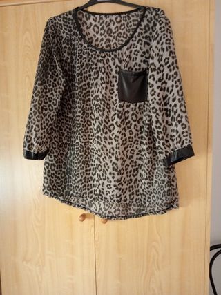 Blusa leopardo - Talla única