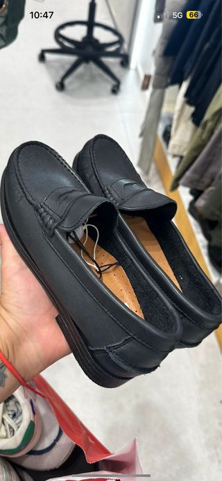 Náuticos de piel azul marino talla 37 