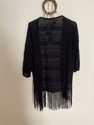 Pareo playa negro - Talla única