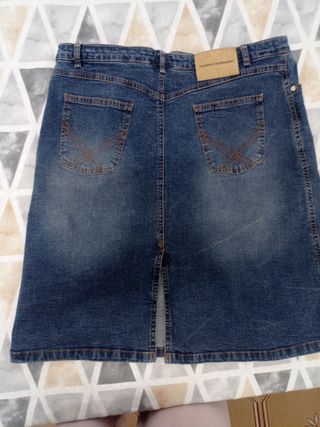 Falda vaquera Burberry - Azul