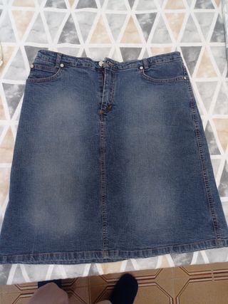 Falda vaquera Burberry - Azul