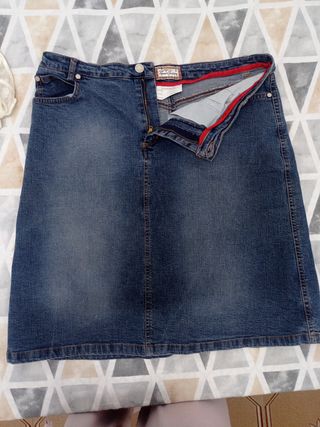 Falda vaquera Burberry - Azul