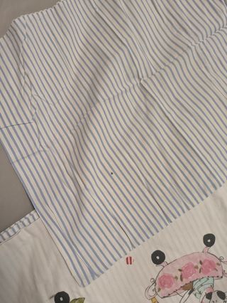 Fundas edredón cama 90 - Azul y blanco