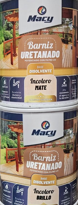 Barniz Uretanado Macy - Mate & Brillo 2uds