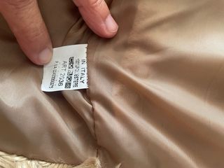 Chaquetón pelo sintético marrón