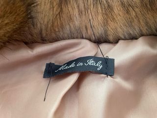Chaquetón pelo sintético marrón