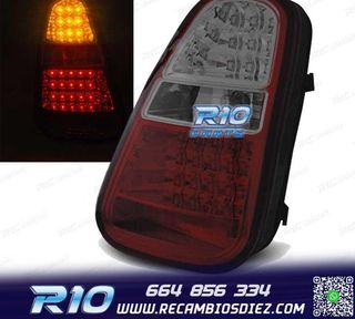 PILOTOS MINI COOPER R50 R52 R53 04-06 LED ROJO AHUMADO