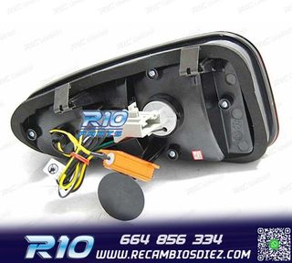 PILOTOS MINI COOPER R50 R52 R53 04-06 LED ROJO AHUMADO