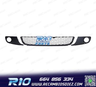 REJILLAS PARAGOLPES VOLKSWAGEN VW GOLF 6 08-13 NEGRO