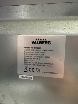 Microondas Valberg 