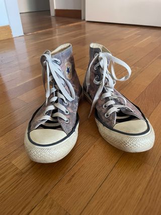 Converse plataforma tie-dye
