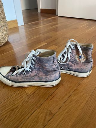 Converse plataforma tie-dye