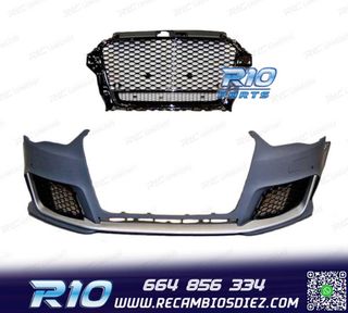 PARAGOLPES DELANTERO AUDI A3 SEDAN CABRIO 13-15 LOOK RS3