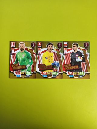 3 Carte Top Keeper Panini