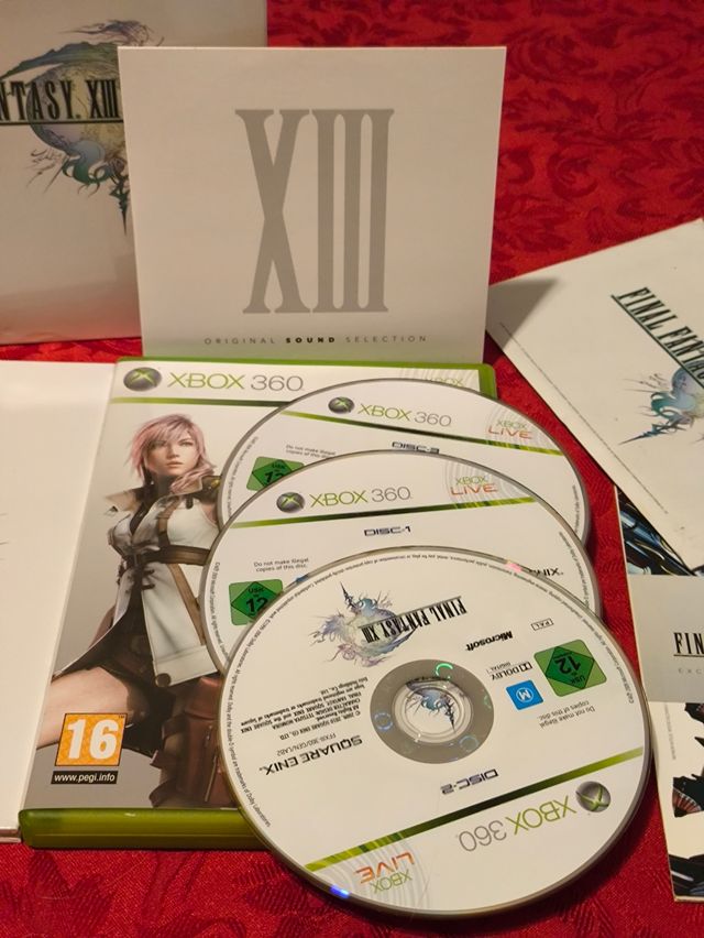 Final Fantasy XIII Xbox 360 Edición Coleccionista
