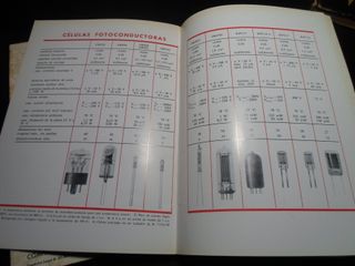 Miniwatt: 2 folletos antiguos -reles y células
