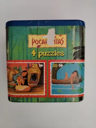 Pocahontas Disney 4 puzzles