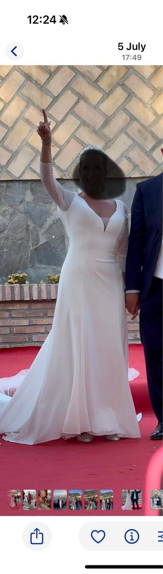 Vestido novia blanco