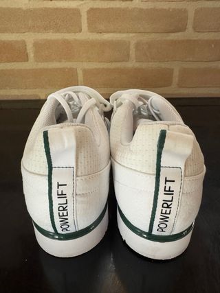 Adidas Powerlift 5 “white black collegiate green” 