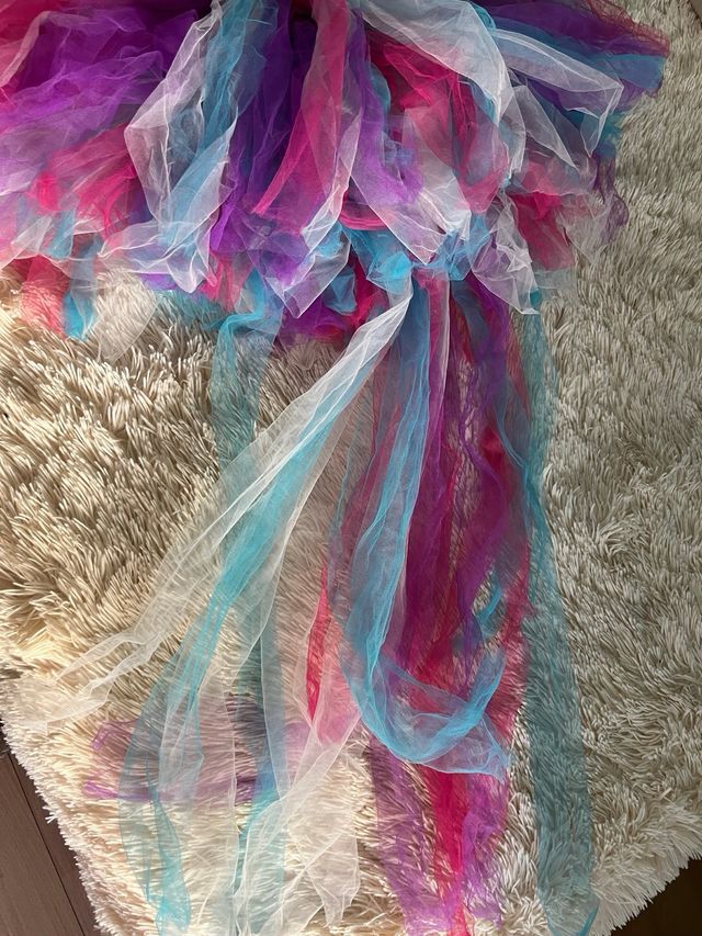 Vestido Unicornio Niña Colores