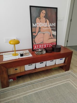 Mesa centro madera palisandro