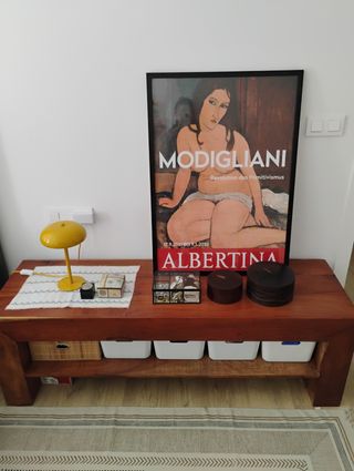 Mesa centro madera palisandro