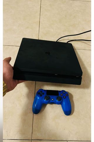 PS4 Slim (PlayStation 4) - Negra & Azul