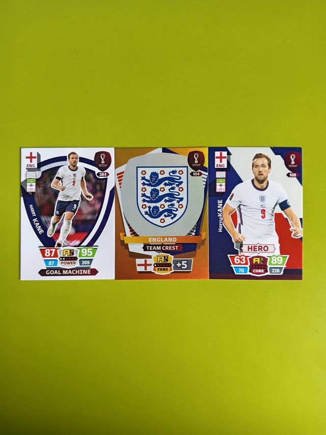 3 Carte Calciatori Panini - Kane