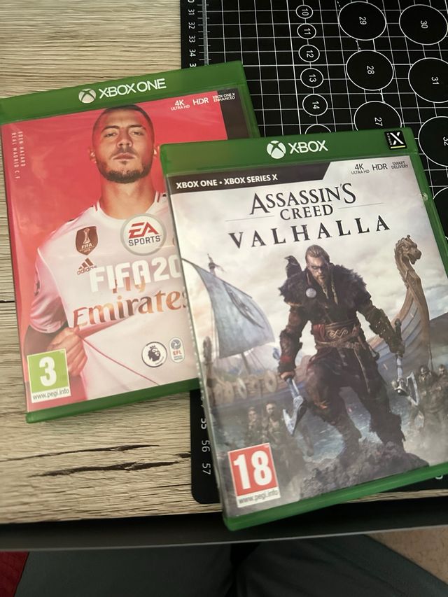 Xbox One: FIFA 20 y Assassin's Creed Valhalla