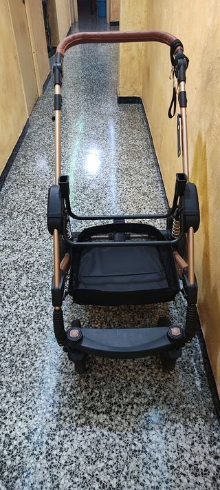 Carrito bebé 3 en 1 negro