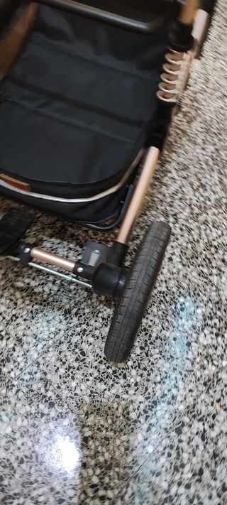 Carrito bebé 3 en 1 negro
