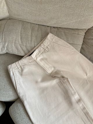 Pantalones Zara beige 