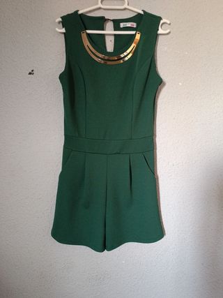 Mono corto verde esmeralda