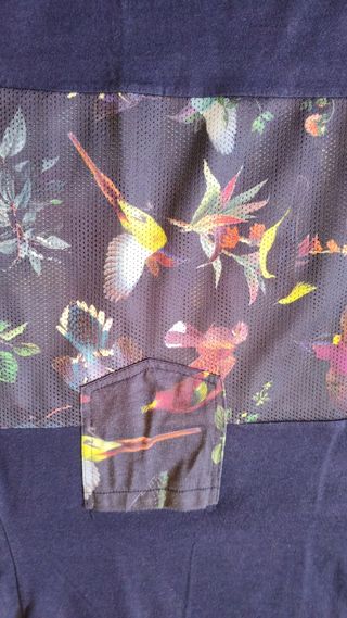 Maglietta Bershka Uomo M - Blu