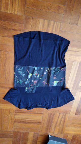 Maglietta Bershka Uomo M - Blu