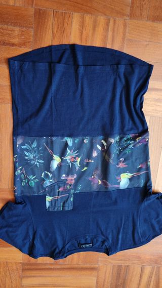 Maglietta Bershka Uomo M - Blu