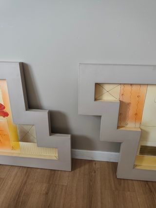 2 Cuadros abstractos - Óleo sobre madera