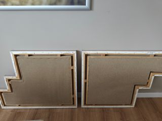 2 Cuadros abstractos - Óleo sobre madera