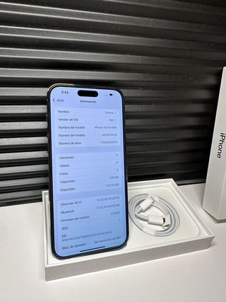 iPhone 14 Pro Max 256 GB batteria al 100% 