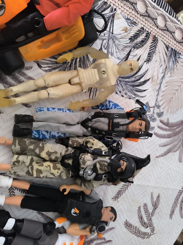 Lote Action Man - Figuras y kart