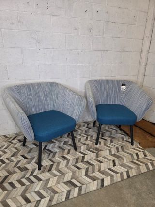 Sillones diseño - Azul & Gris
